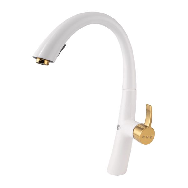 شیر ظرفشویی مدل شاوری زو - سفید طلایی